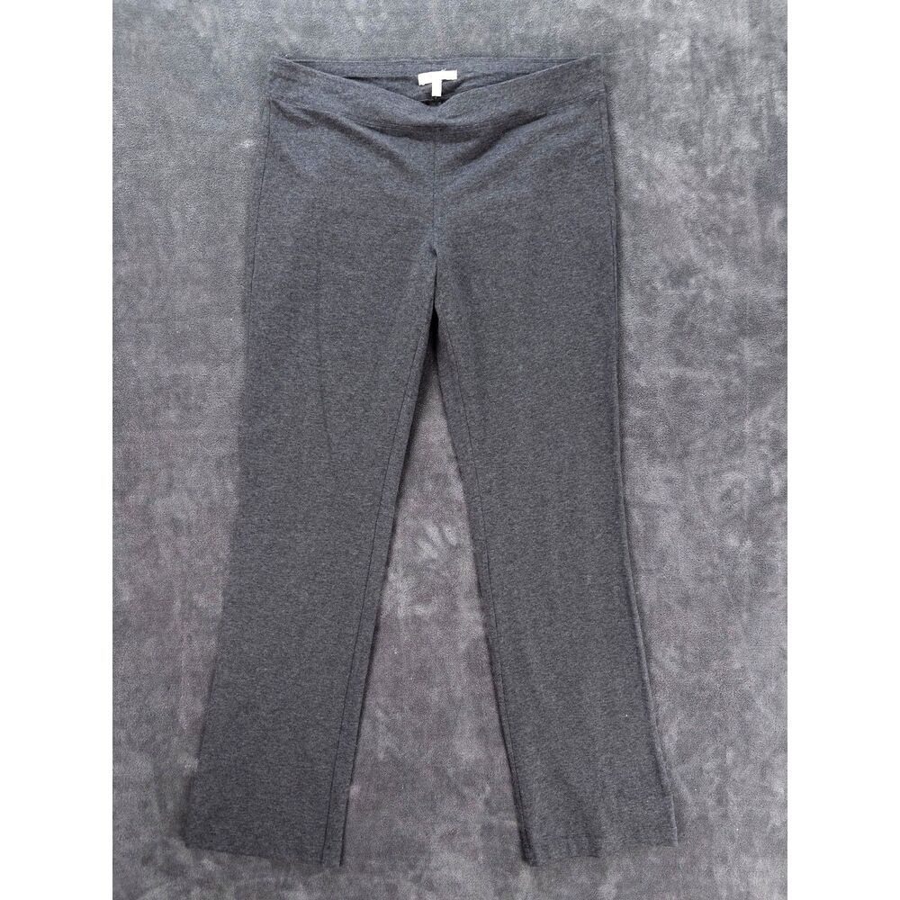 Eileen Fisher Organic Cotton Pants Gray Pull On Women Medium Casual